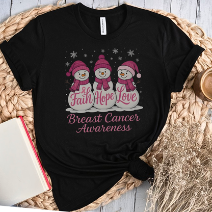 Snow🎗️ Cancer Support T-shirt (Christmas Limited Edition)