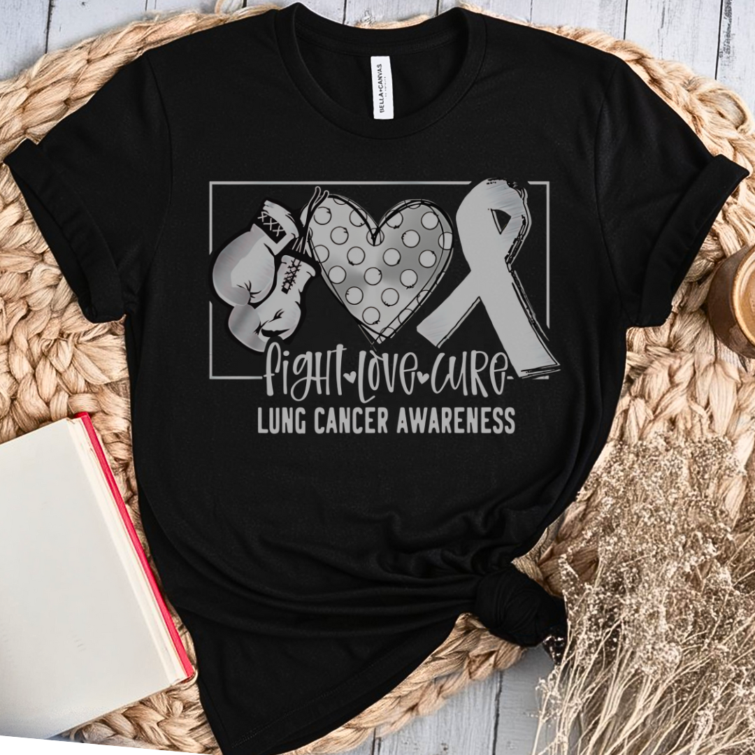 Lung Awareness 🎗️ Cancer Support T-shirt