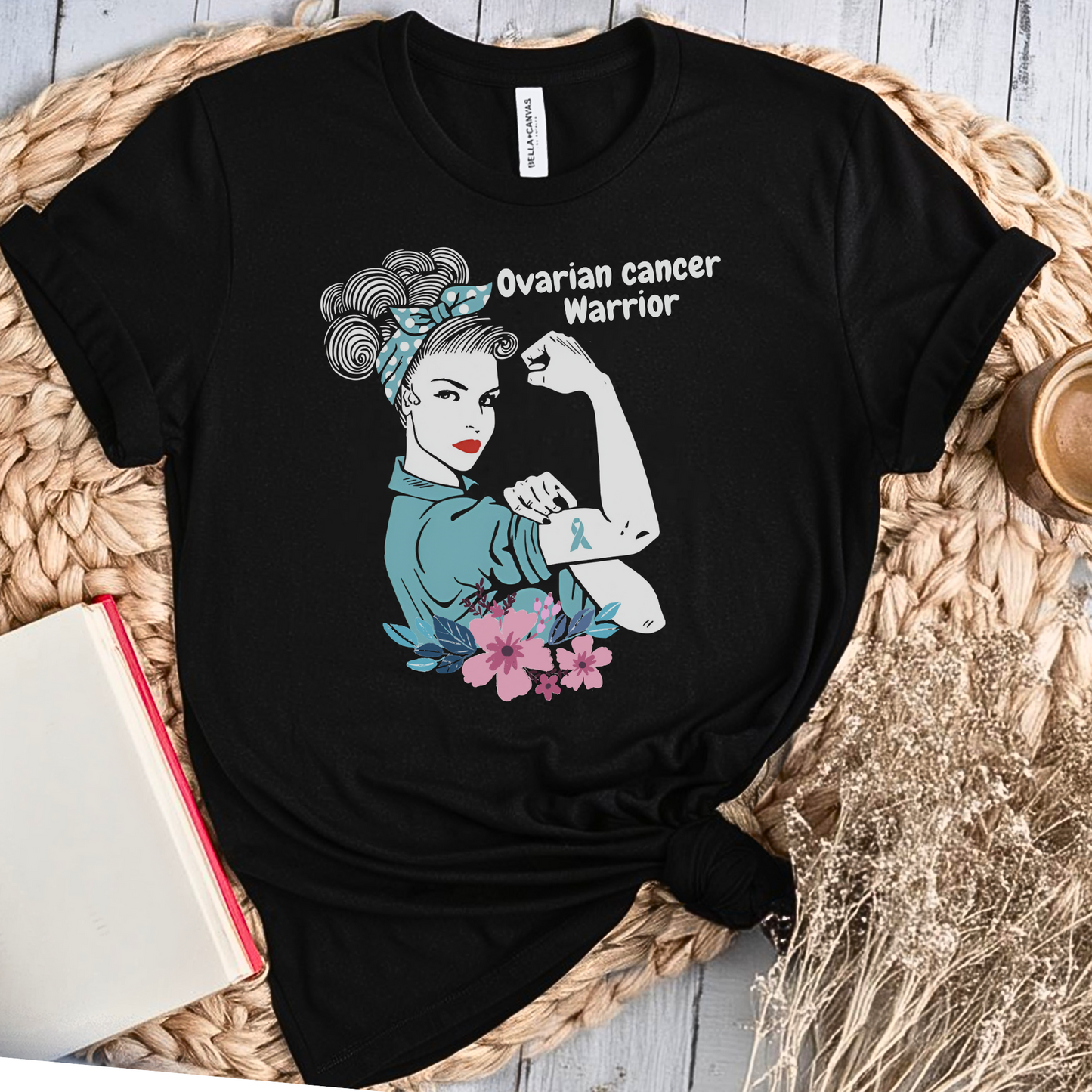 Ovarian Warrior🎗️ Cancer Support T-shirt