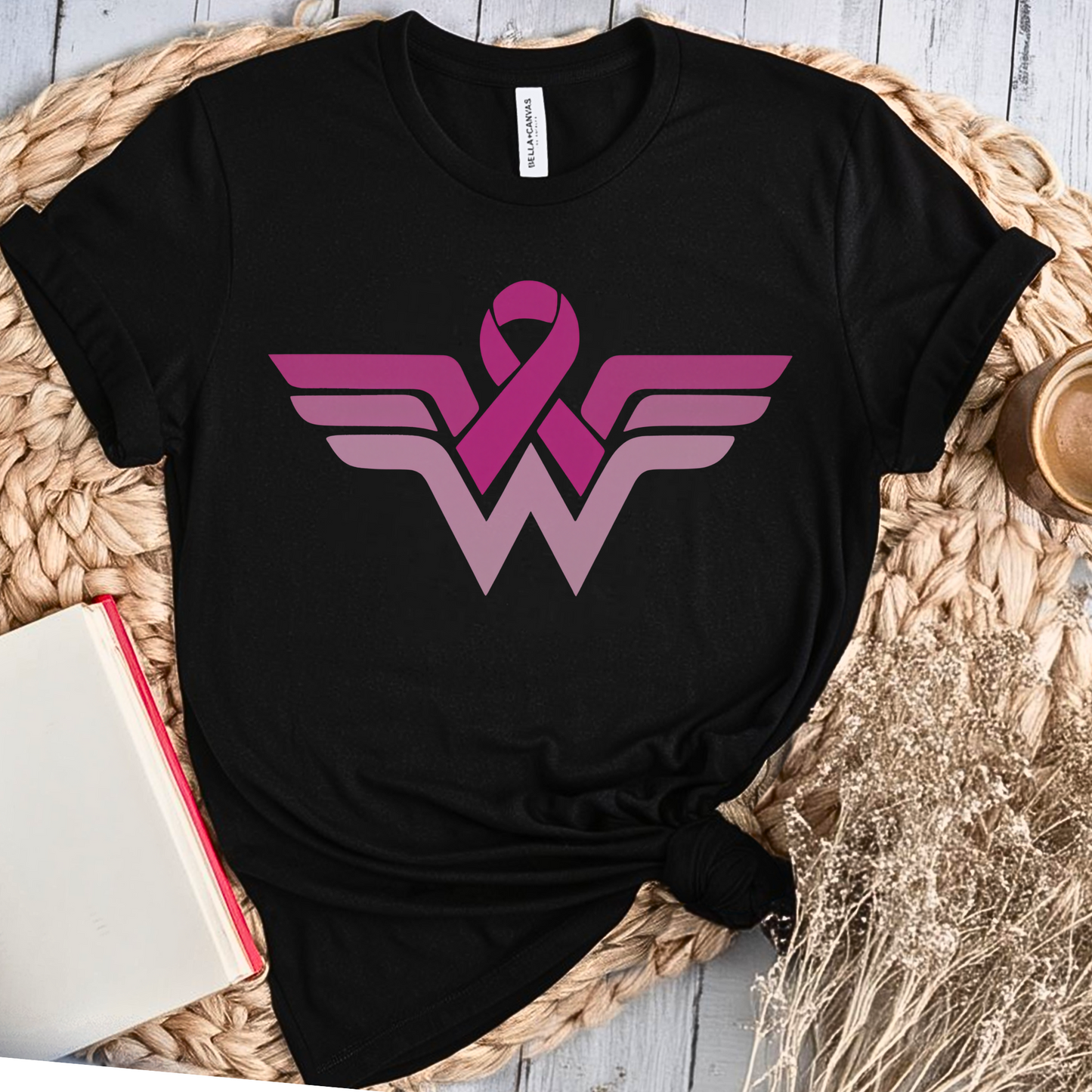Wonder Woman Breast🎗️ Cancer Support T-shirt