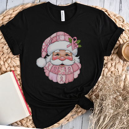 Santa🎗️ Cancer Support T-shirt (Christmas Limited Edition)