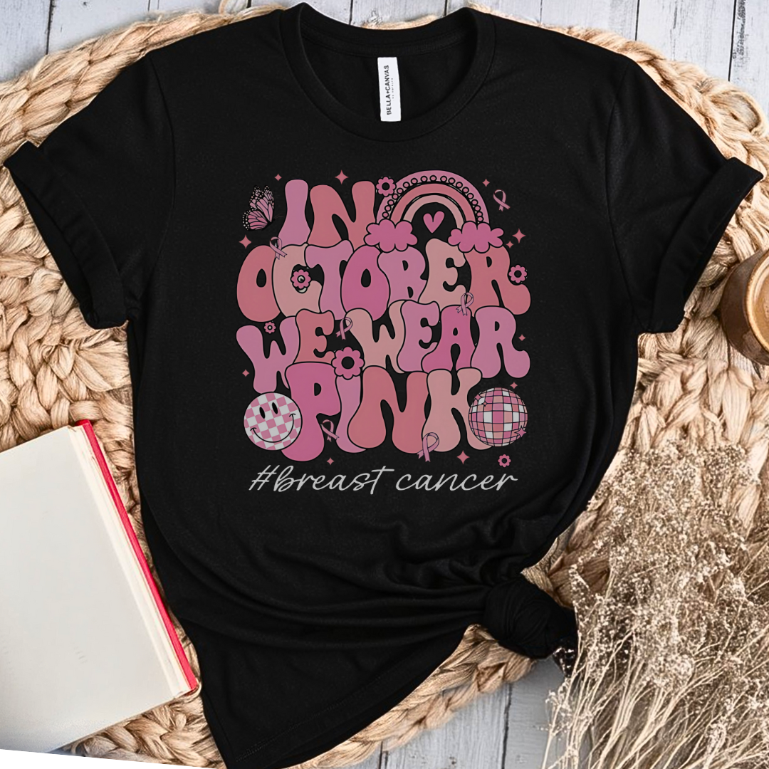 October🎗️ Cancer Support T-shirt