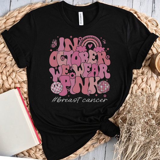 October🎗️ Cancer Support T-shirt