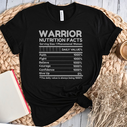 Nutrition Facts🎗️ Cancer Support T-shirt
