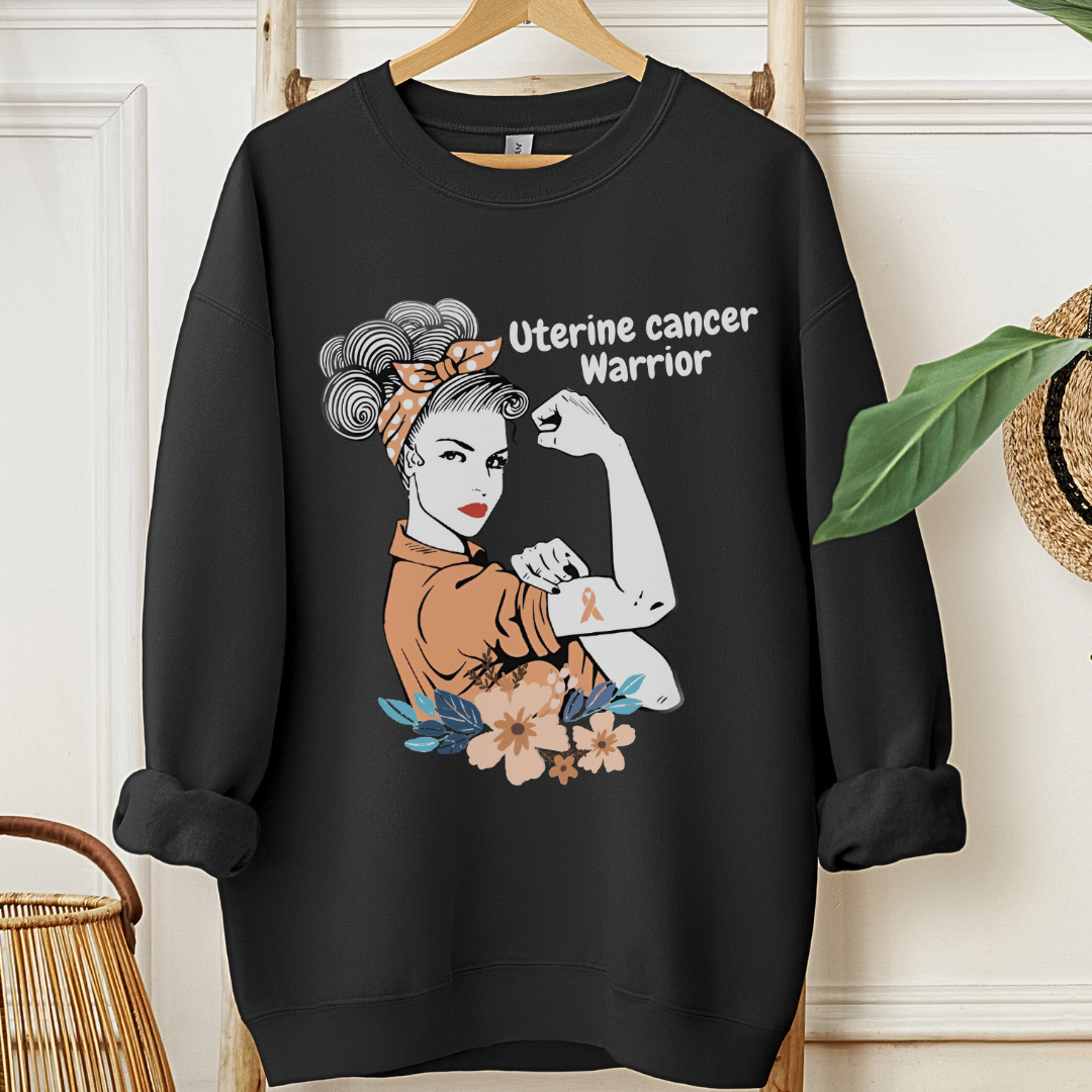 Uterine Cancer Warrior🎗️Cancer support Sweatshirt
