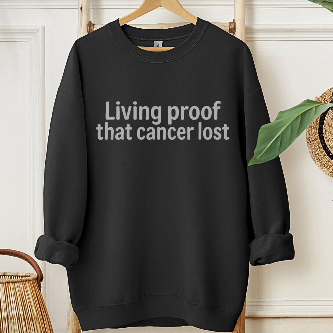 Living🎗️Cancer support Sweatshirt