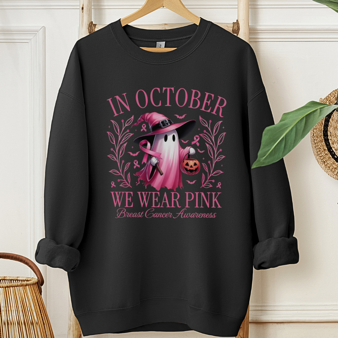 In October🎗️Cancer support Sweatshirt