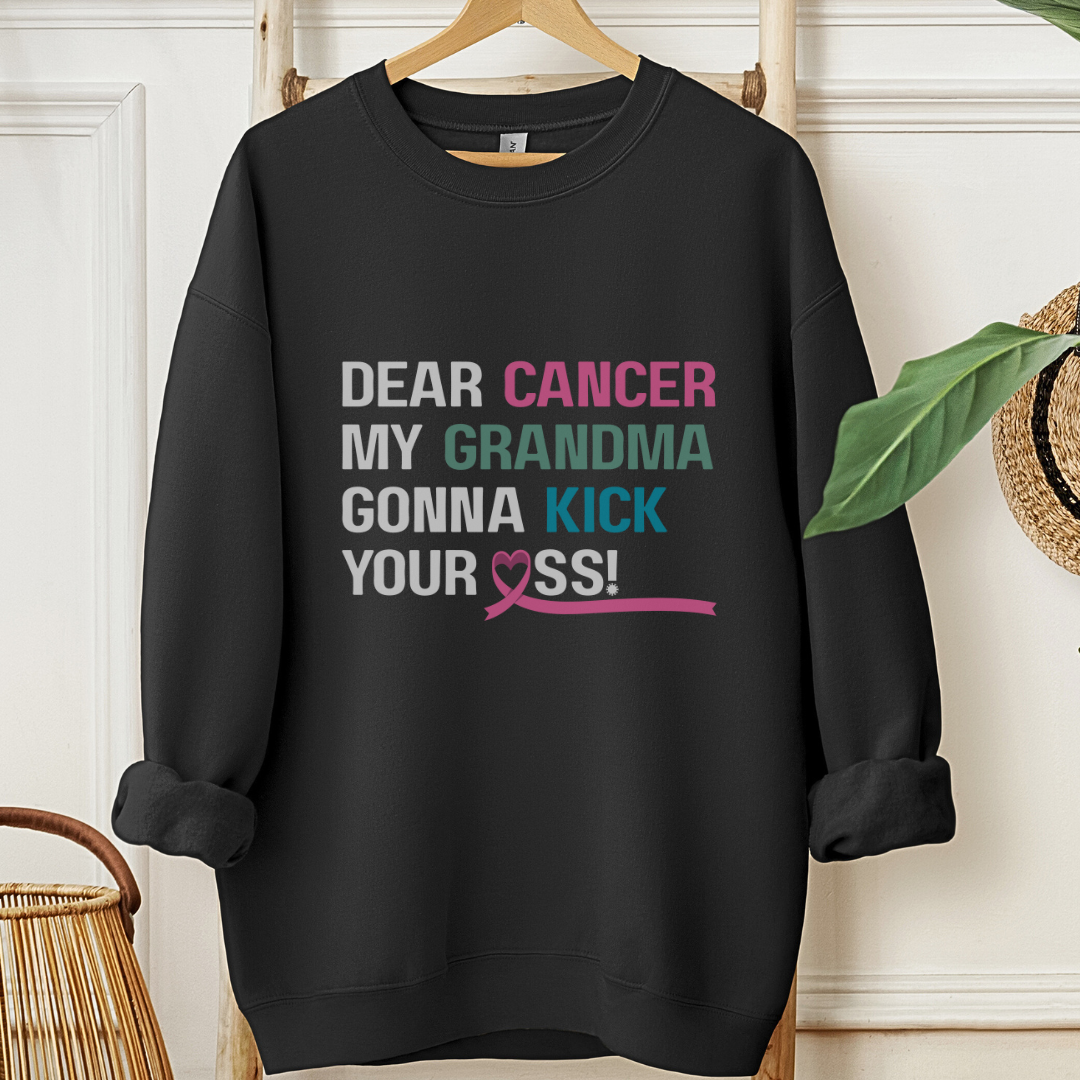 Grandma gonna kick🎗️Cancer support Sweatshirt
