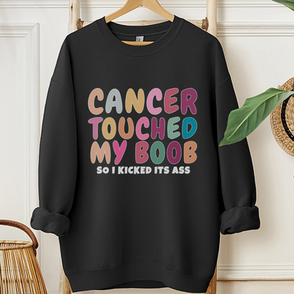 My boob🎗️Cancer support Sweatshirt