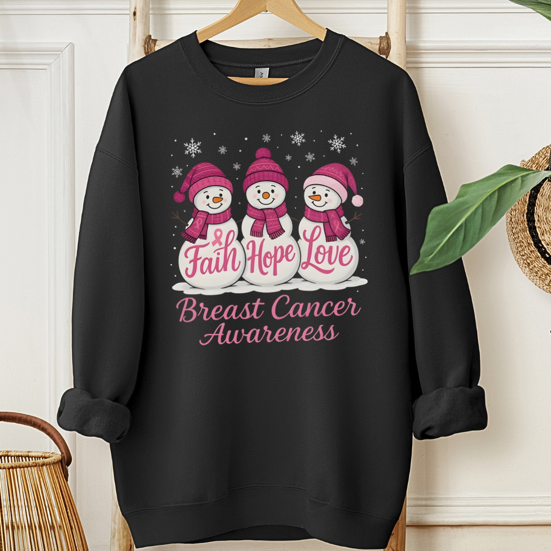 Snow🎗️Cancer support Sweatshirt (Christmas Limited Edition)