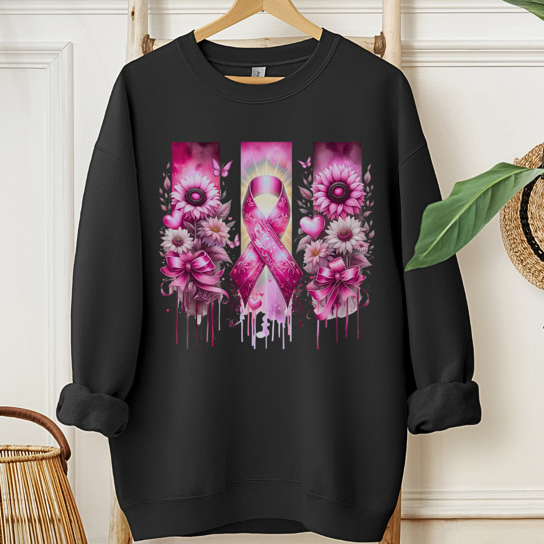 Breast Flowers🎗️Cancer support Sweatshirt