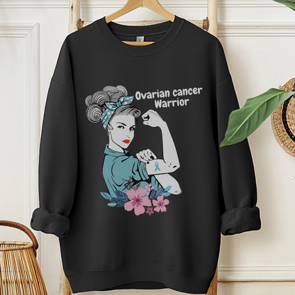 Ovarian Cancer Warrior🎗️Cancer support Sweatshirt