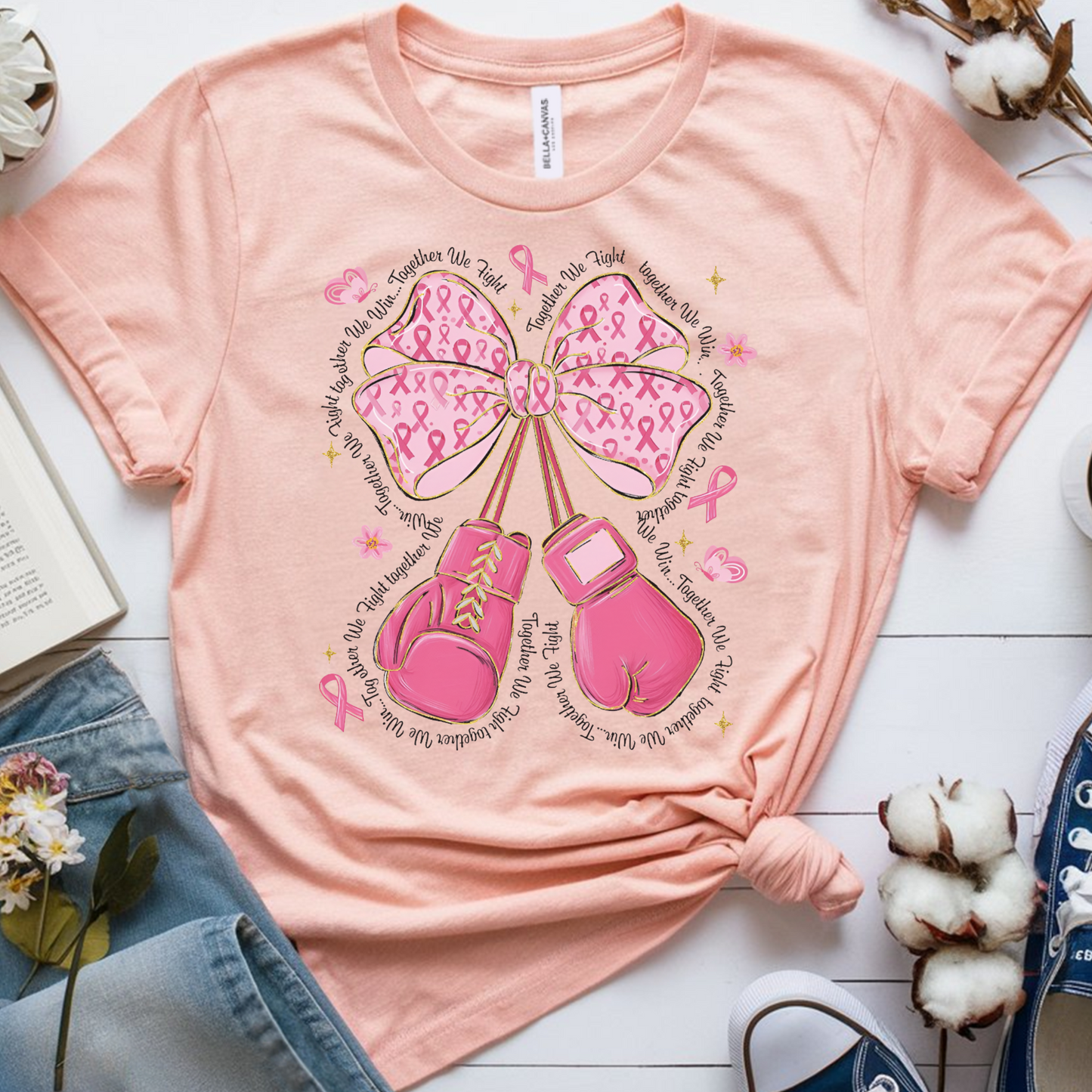 Boxing🎗️Cancer Support T-shirt
