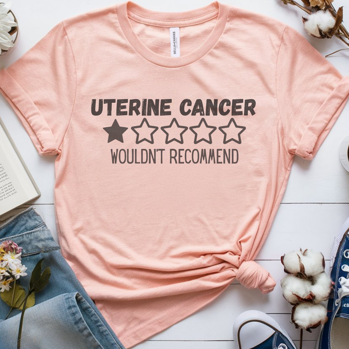 Uterine Wouldn't🎗️ Cancer Support T-shirt