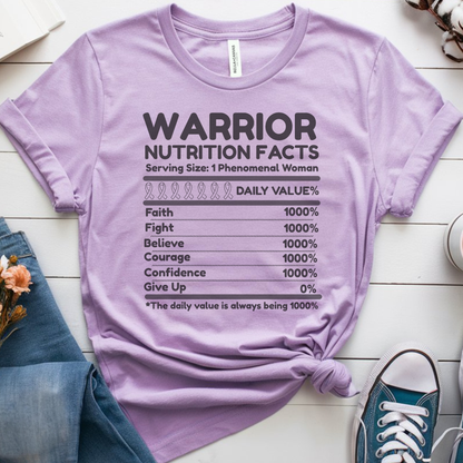 Nutrition Facts🎗️ Cancer Support T-shirt