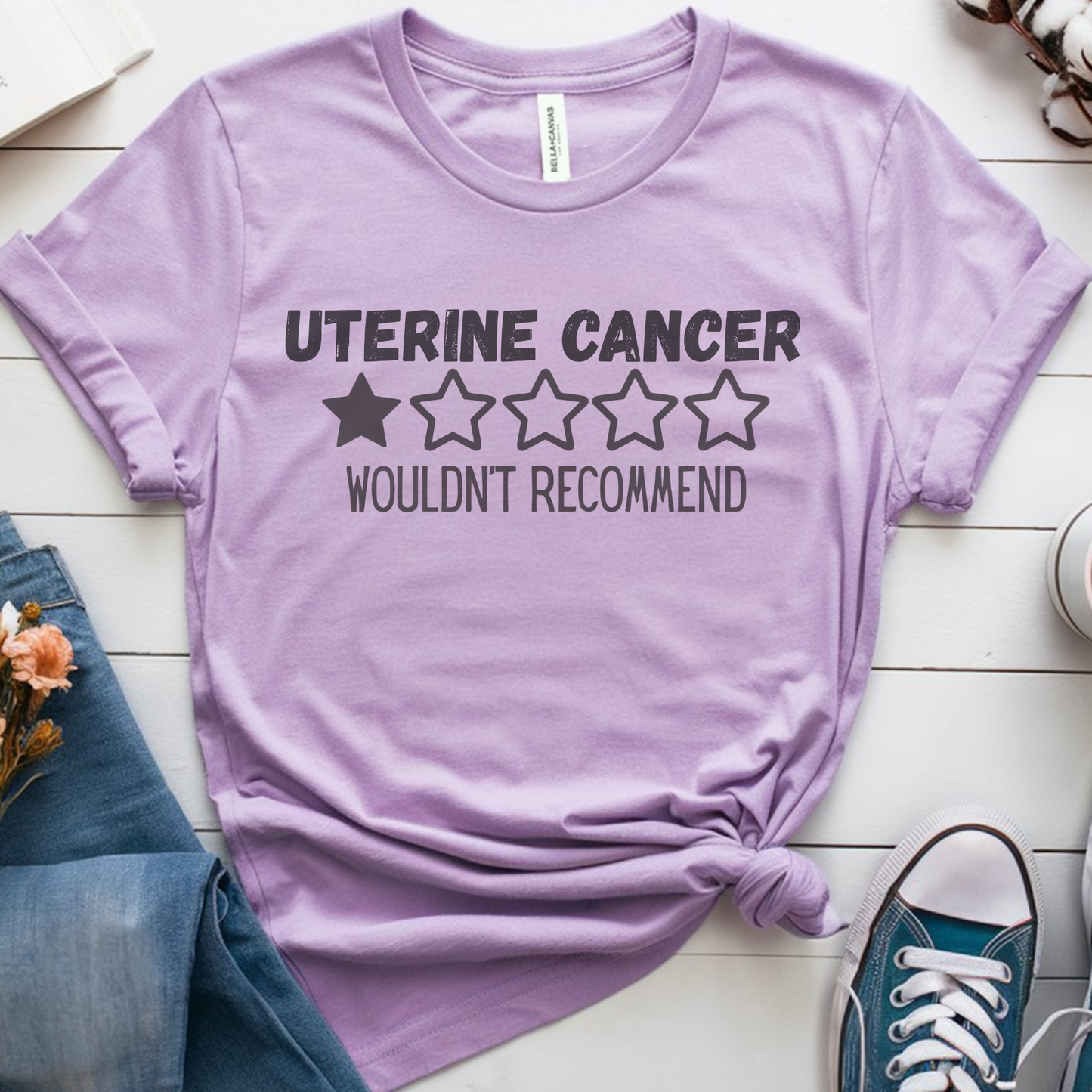 Uterine Wouldn't🎗️ Cancer Support T-shirt