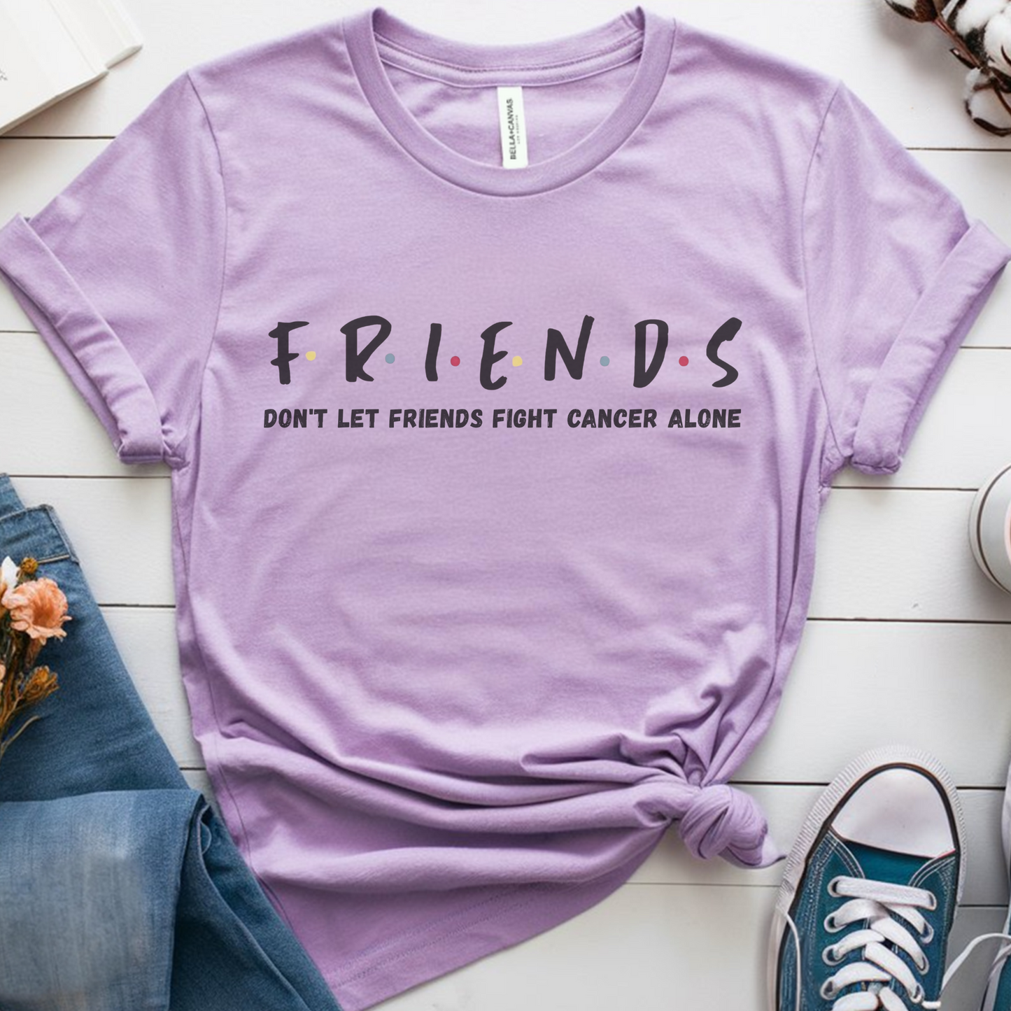 Friends🎗️Cancer Support T-shirt