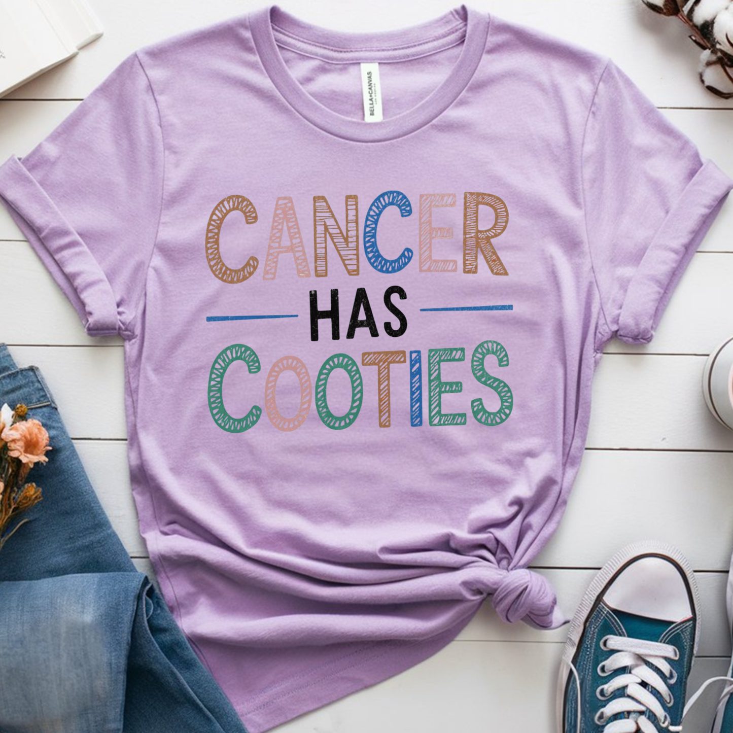 Cooties🎗️ Cancer Support T-shirt