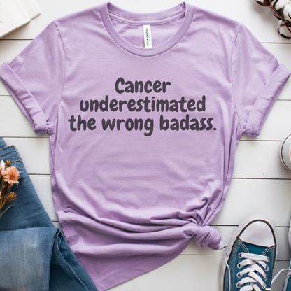 Underestimated🎗️ Cancer Support T-shirt