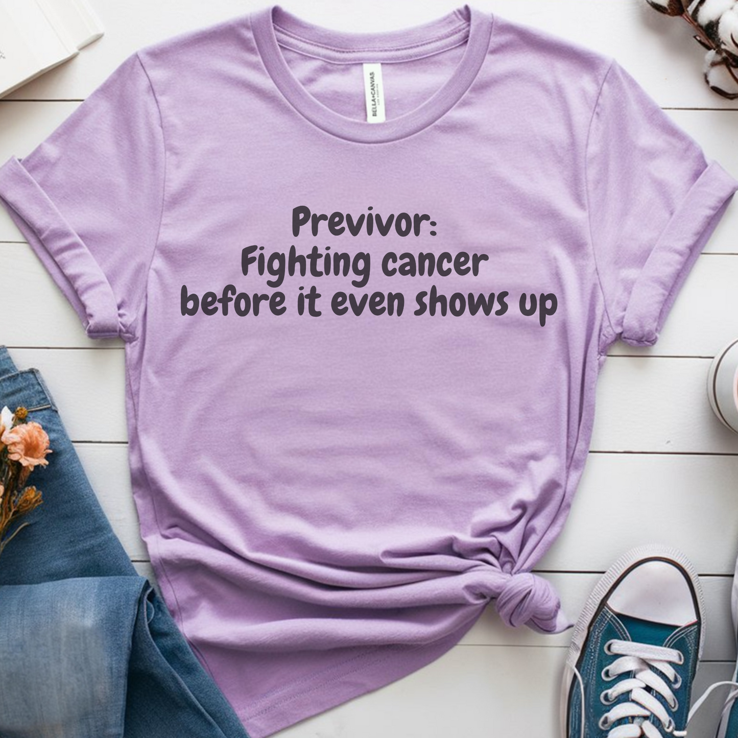 Previvor🎗️ Cancer Support T-shirt