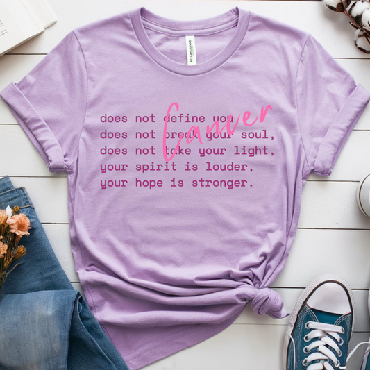 Cancer does NOT🎗️ Cancer Support T-shirt