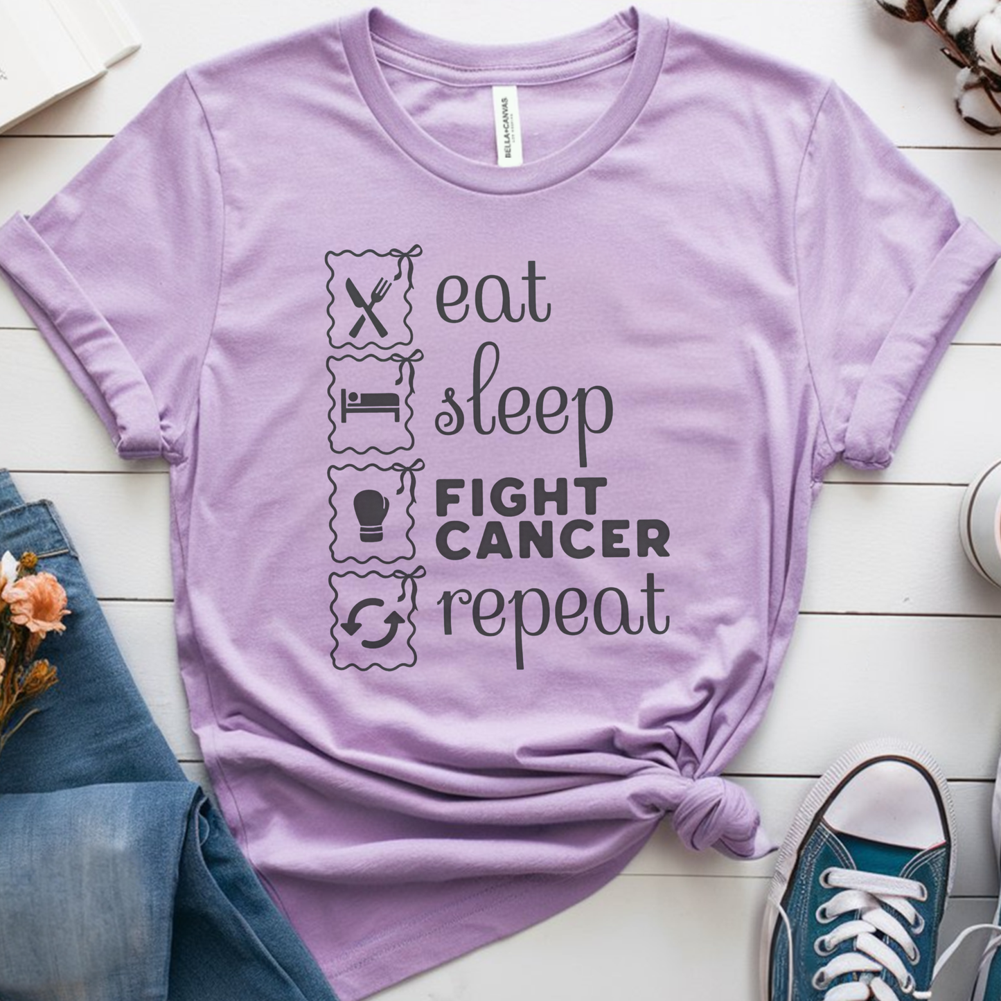 Repeat🎗️ Cancer Support T-shirt