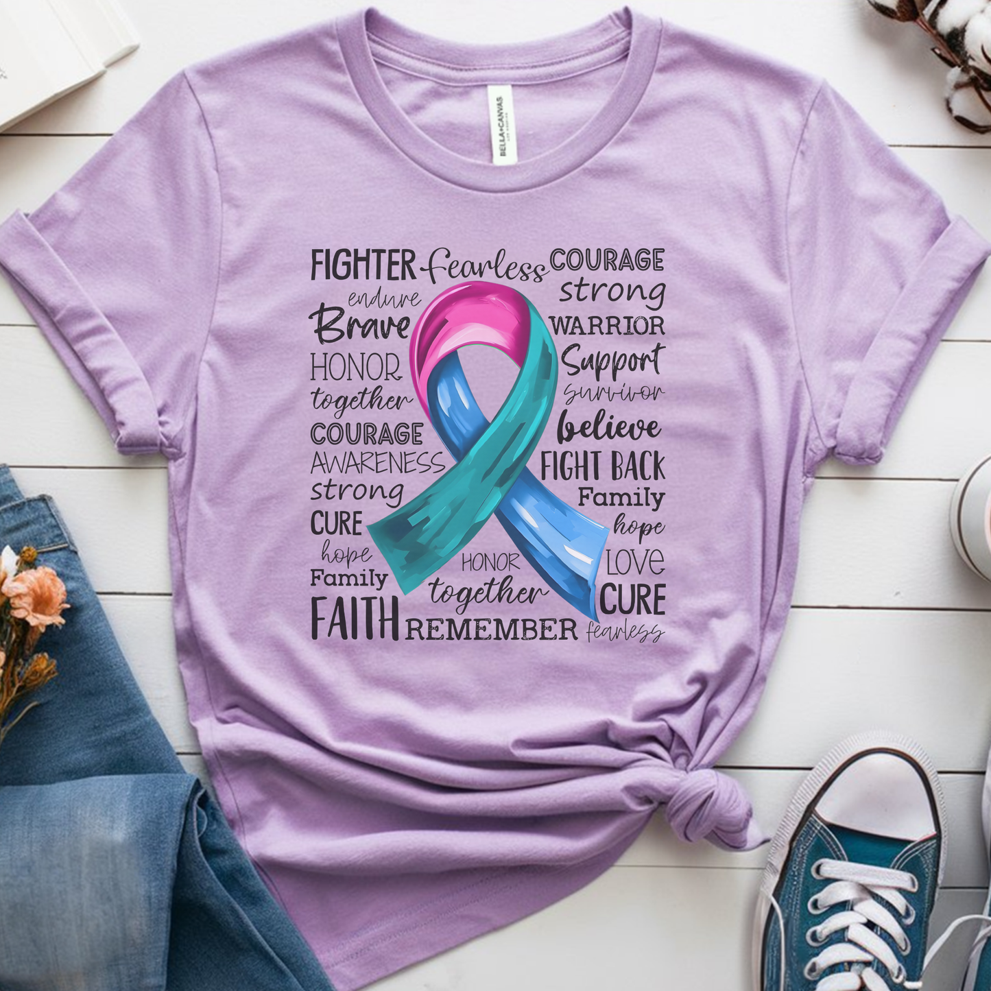 Thyroid🎗️ Cancer Support T-shirt