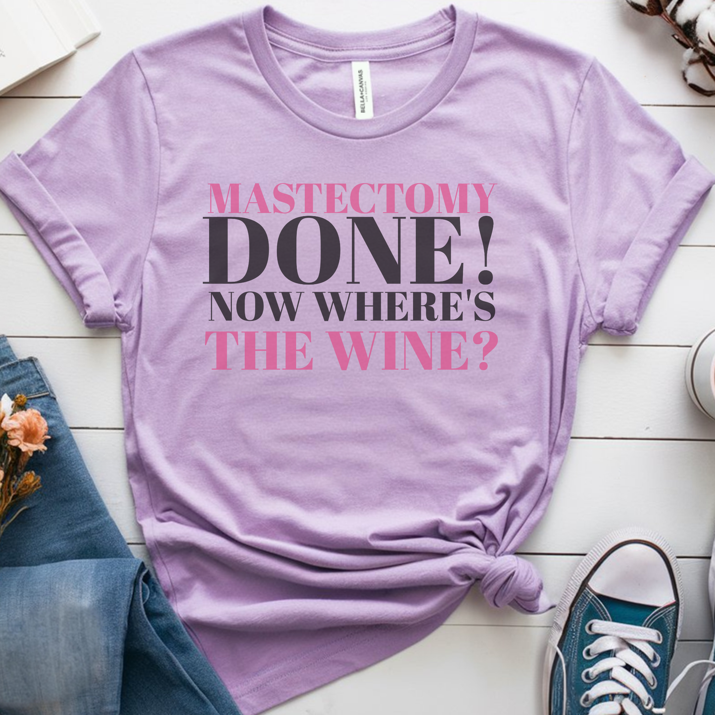 Wine🎗️ Cancer Support T-shirt