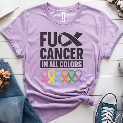 F.Cancer🎗️ Cancer Support T-shirt