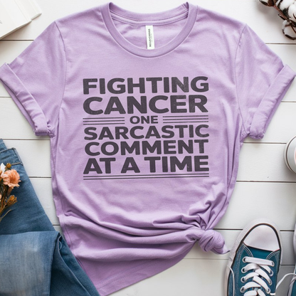 Comment🎗️ Cancer Support T-shirt