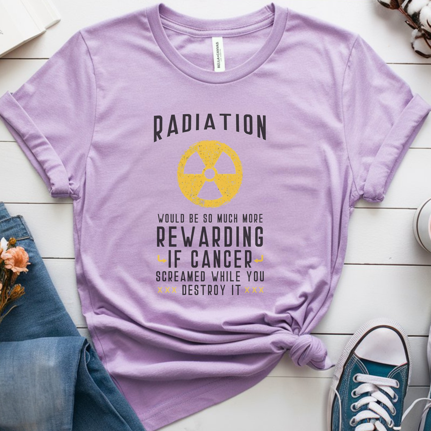 Radiation🎗️ Cancer Support T-shirt