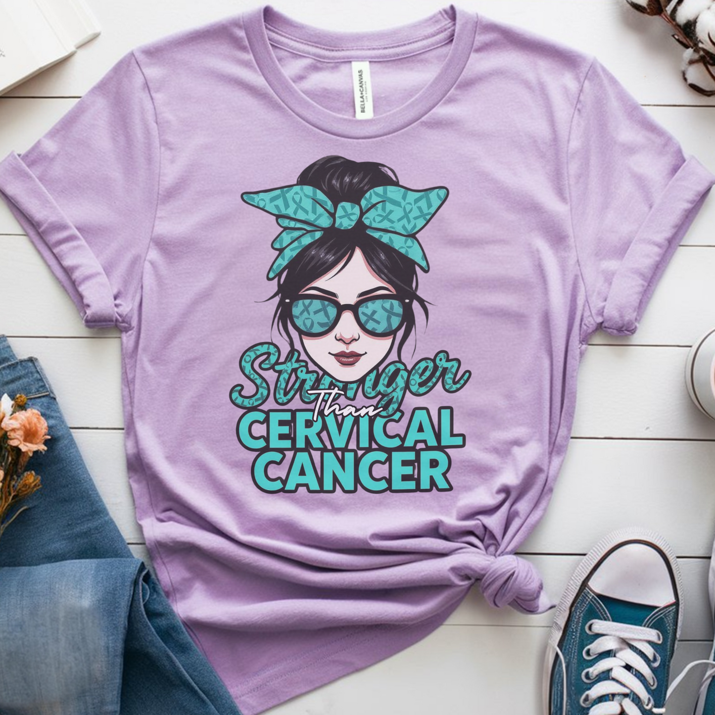Cervical🎗️ Cancer Support T-shirt