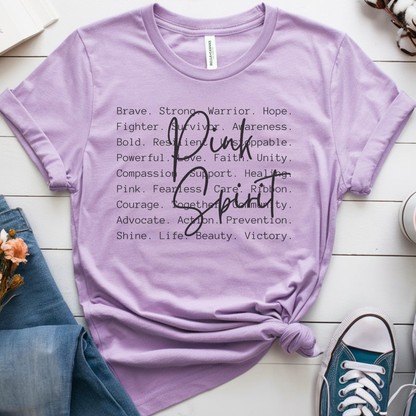 Pink Spirit🎗️ Cancer Support T-shirt