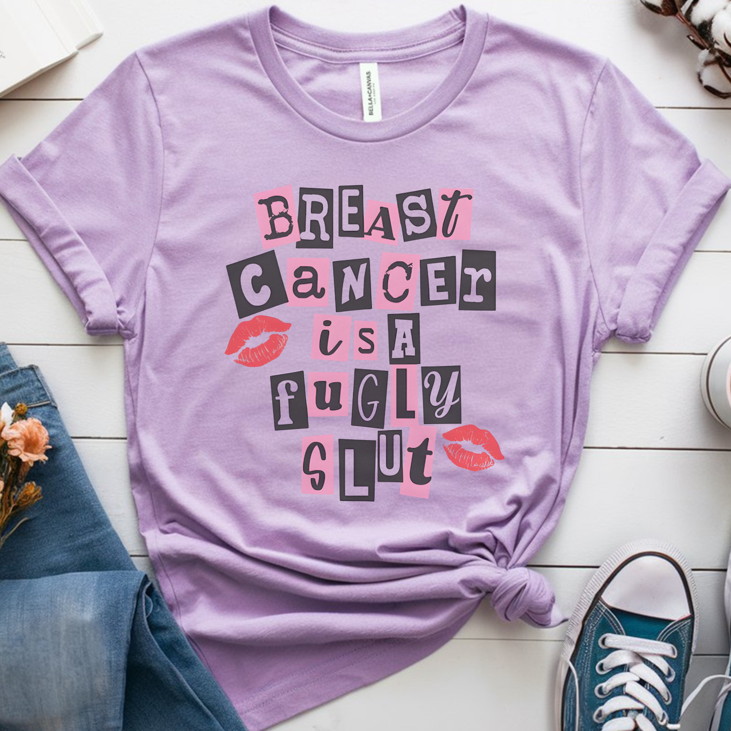 Slut🎗️ Cancer Support T-shirt