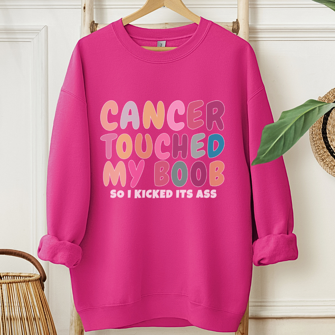 My boob🎗️Cancer support Sweatshirt