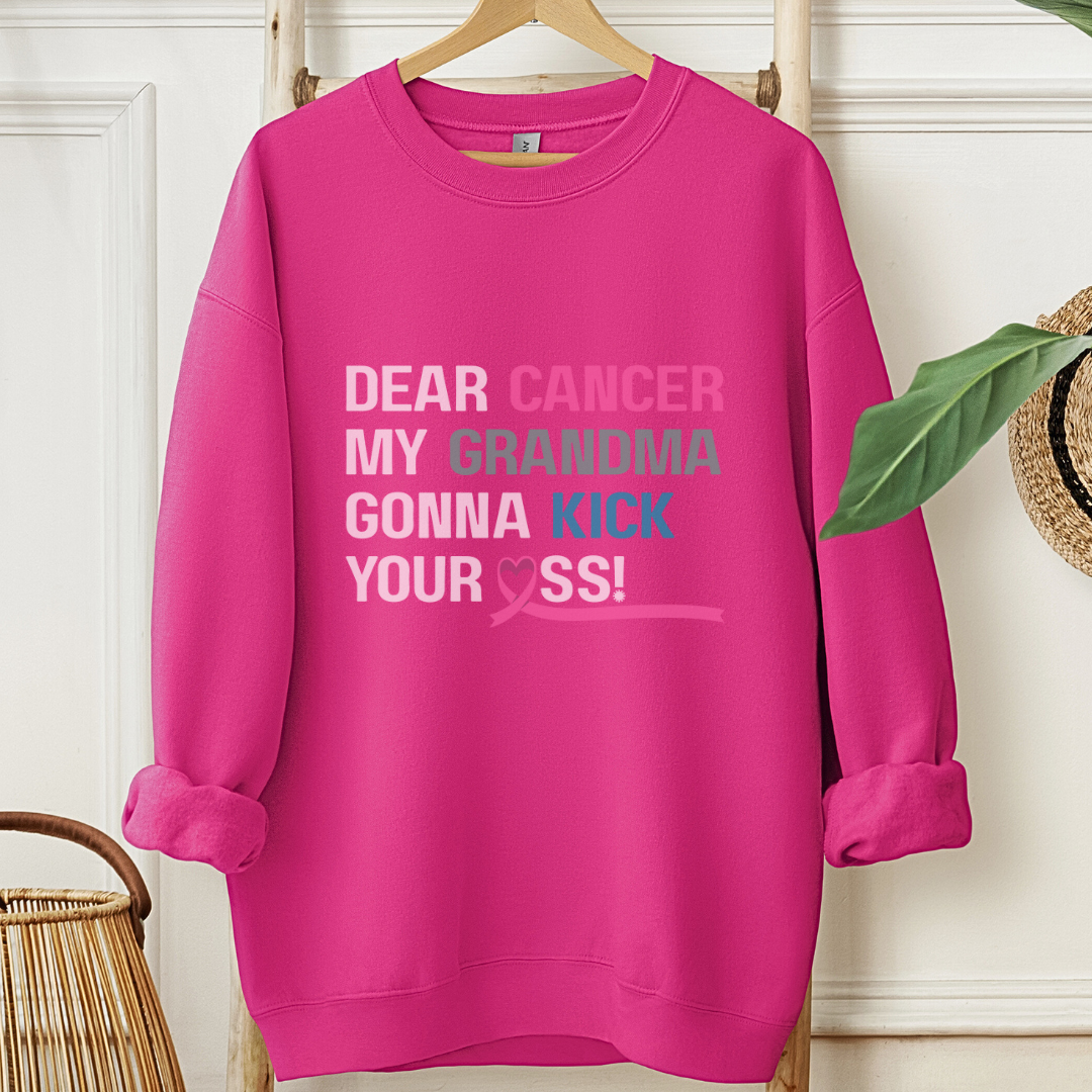 Grandma gonna kick🎗️Cancer support Sweatshirt