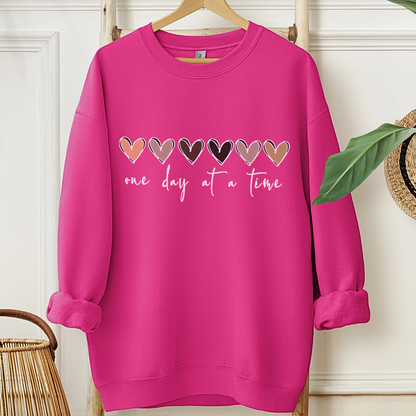 One day (hearts) 🎗️Cancer Support Sweatshirt