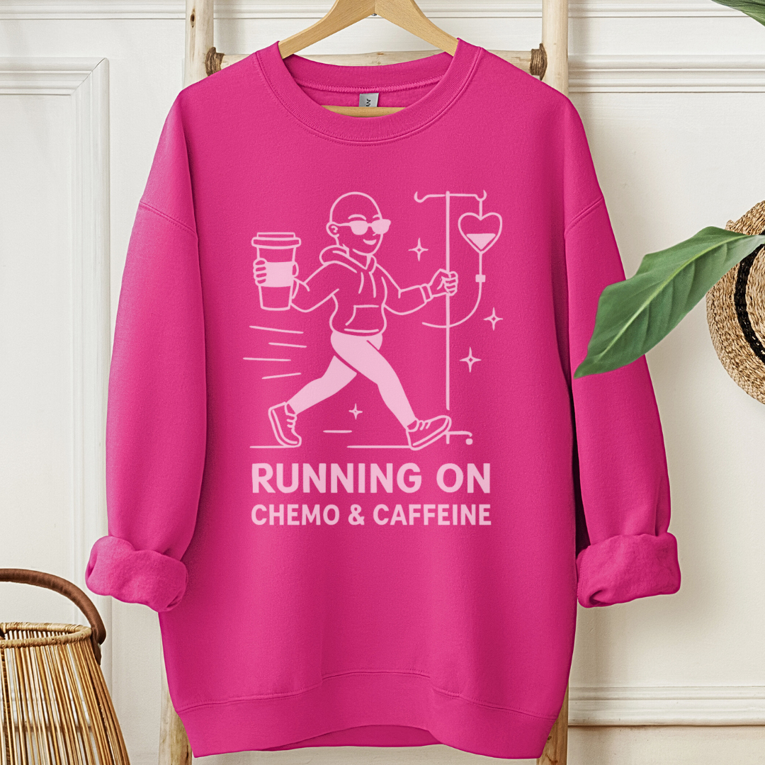 Running🎗️Cancer support Sweatshirt