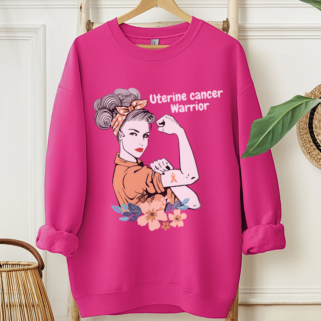 Uterine Cancer Warrior🎗️Cancer support Sweatshirt