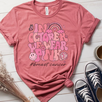 October🎗️ Cancer Support T-shirt