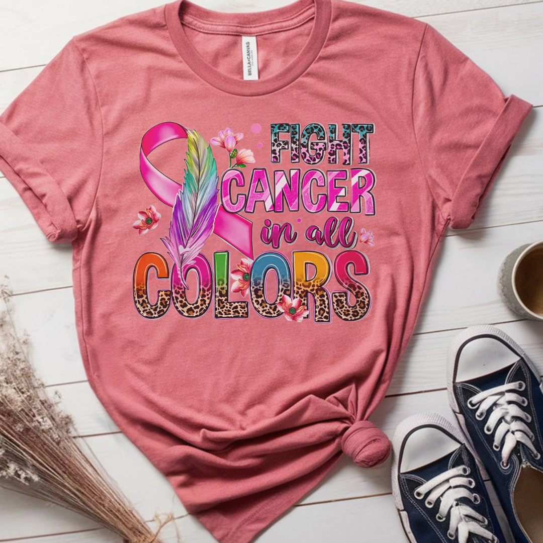 In all colors🎗️ Cancer Support T-shirt