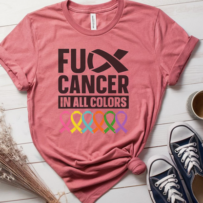 F.Cancer🎗️ Cancer Support T-shirt