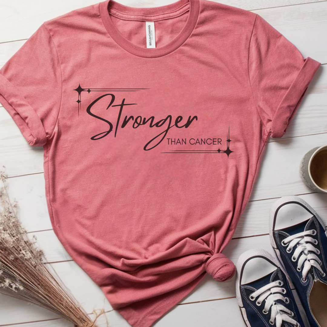 Stronger Than🎗️ Cancer Support T-shirt