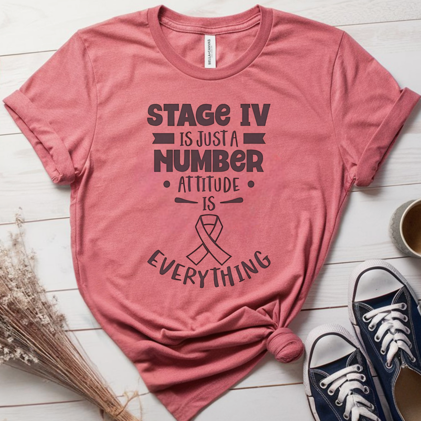 Stage IV🎗️ Cancer Support T-shirt