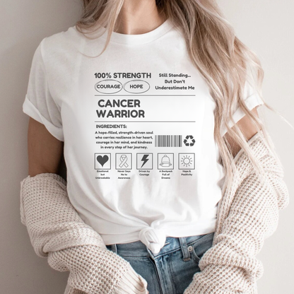 100% Strength🎗️ Cancer Support T-shirt