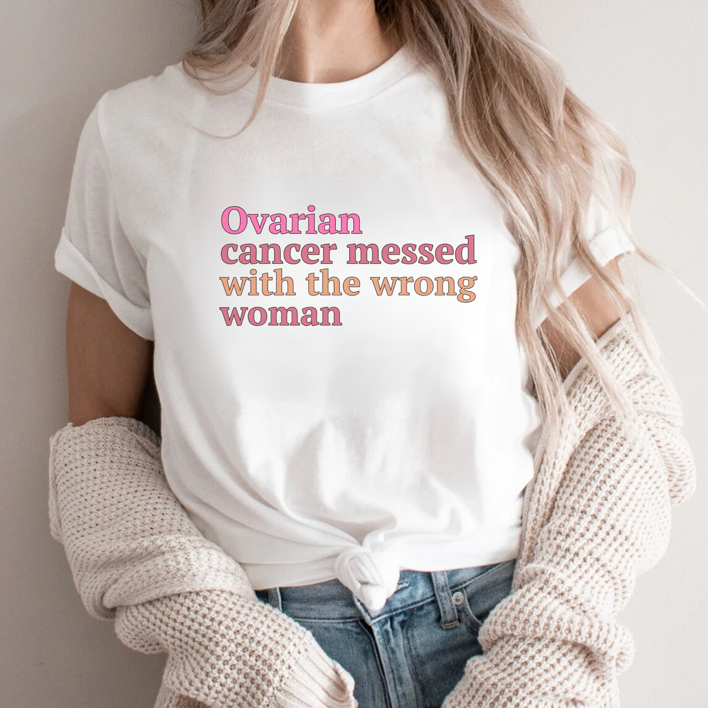 Ovarian🎗️ Cancer Support T-shirt