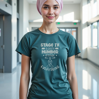 Stage IV🎗️ Cancer Support T-shirt