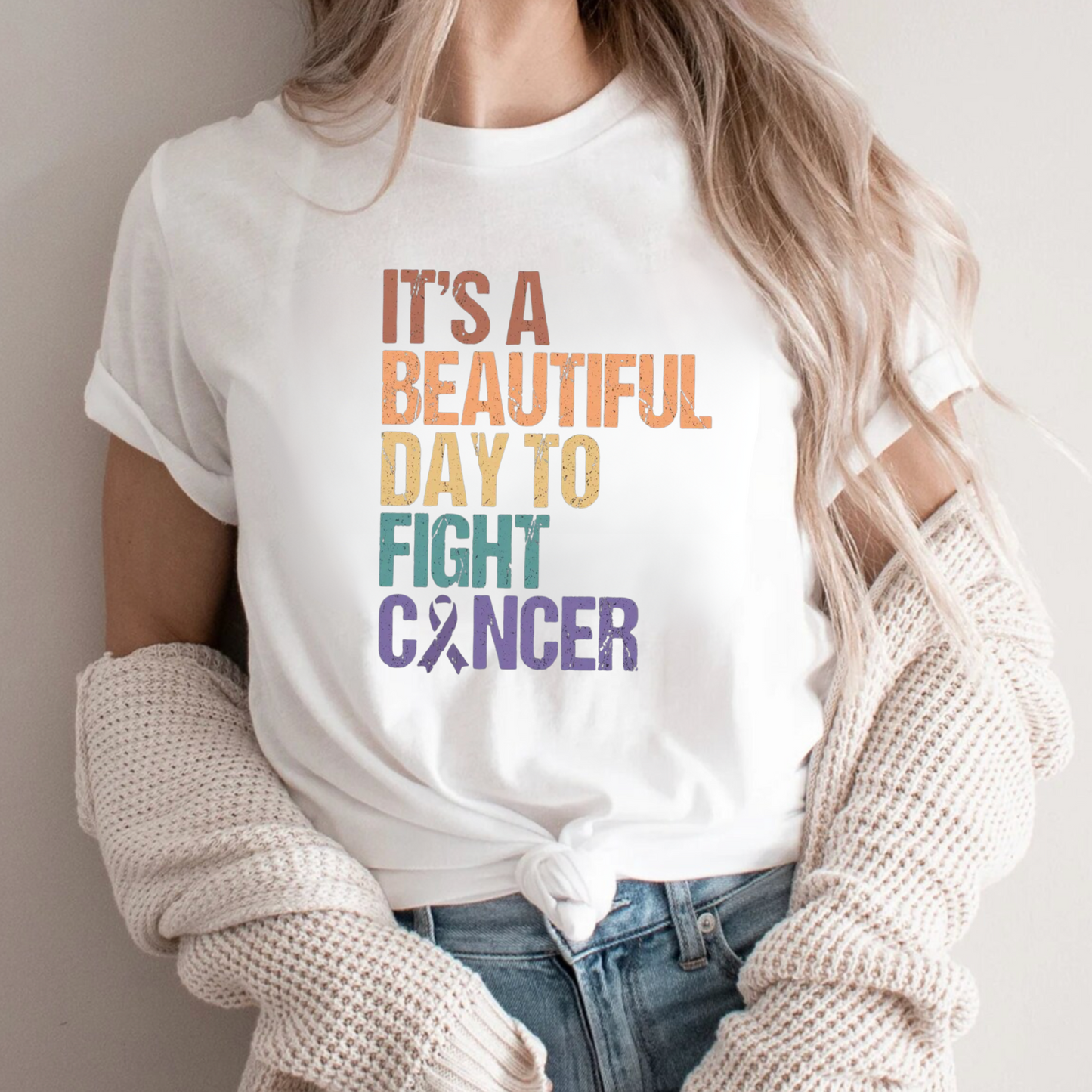 Beautiful🎗️ Cancer Support T-shirt