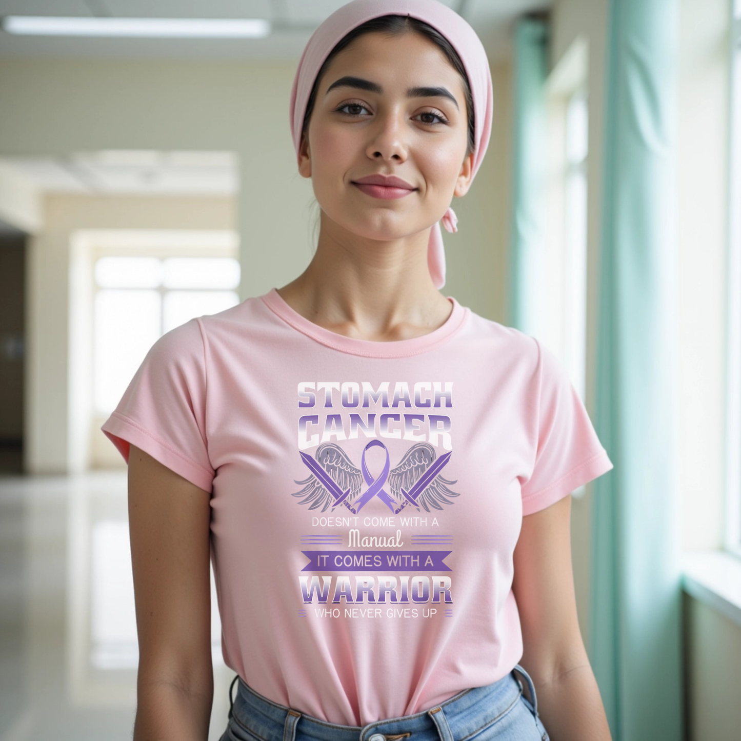 Stomach Warrior🎗️ Cancer Support T-shirt