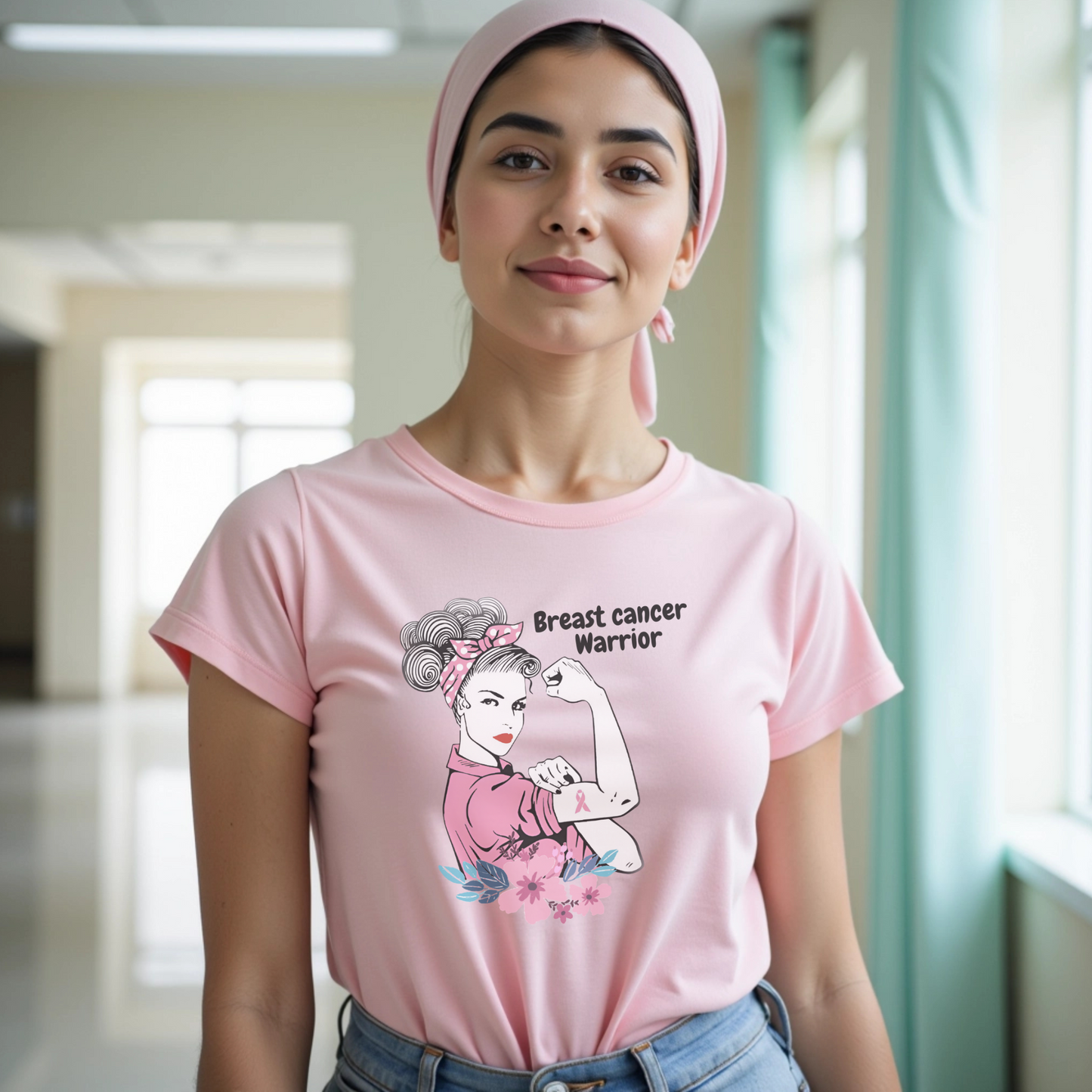 Breast Cancer Warrior🎗️Cancer Support T-shirt